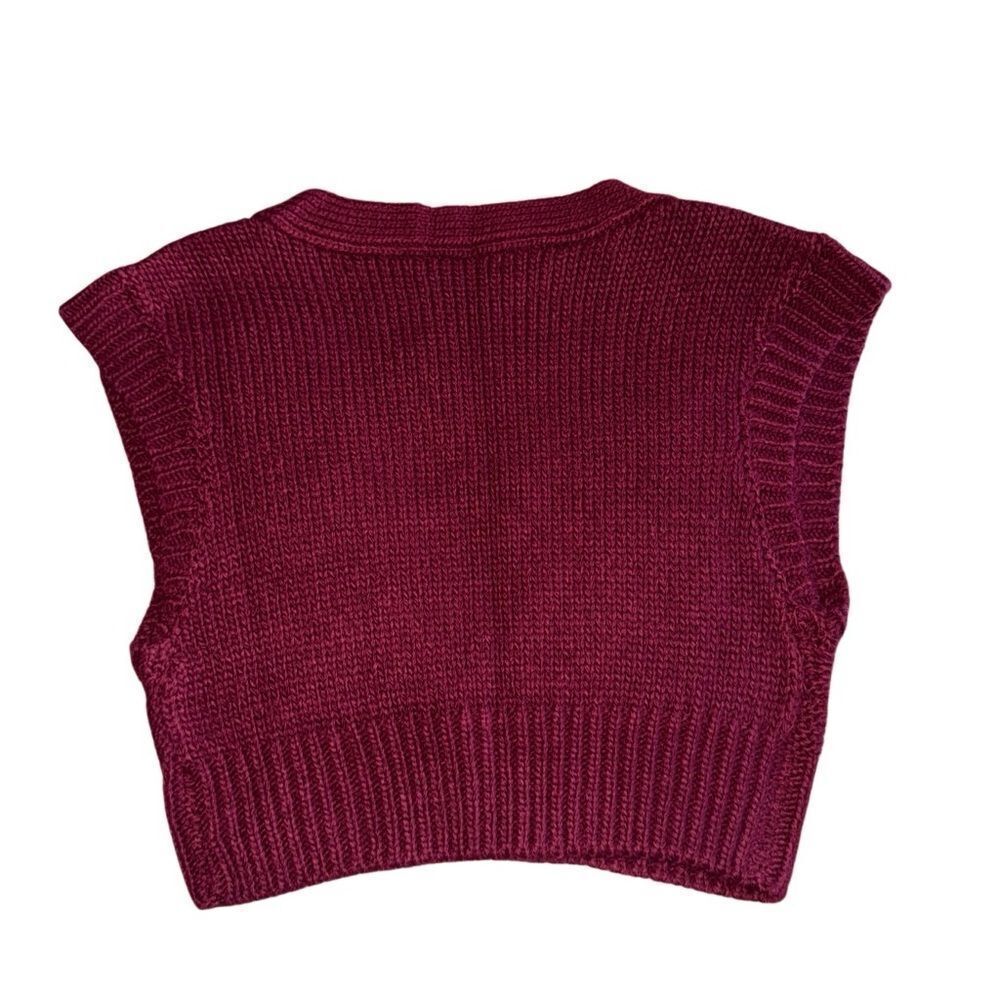 NWT FOR LOVE & LEMONS Women's Layton Cropped Vest Size Medium - Picture 7 of 9